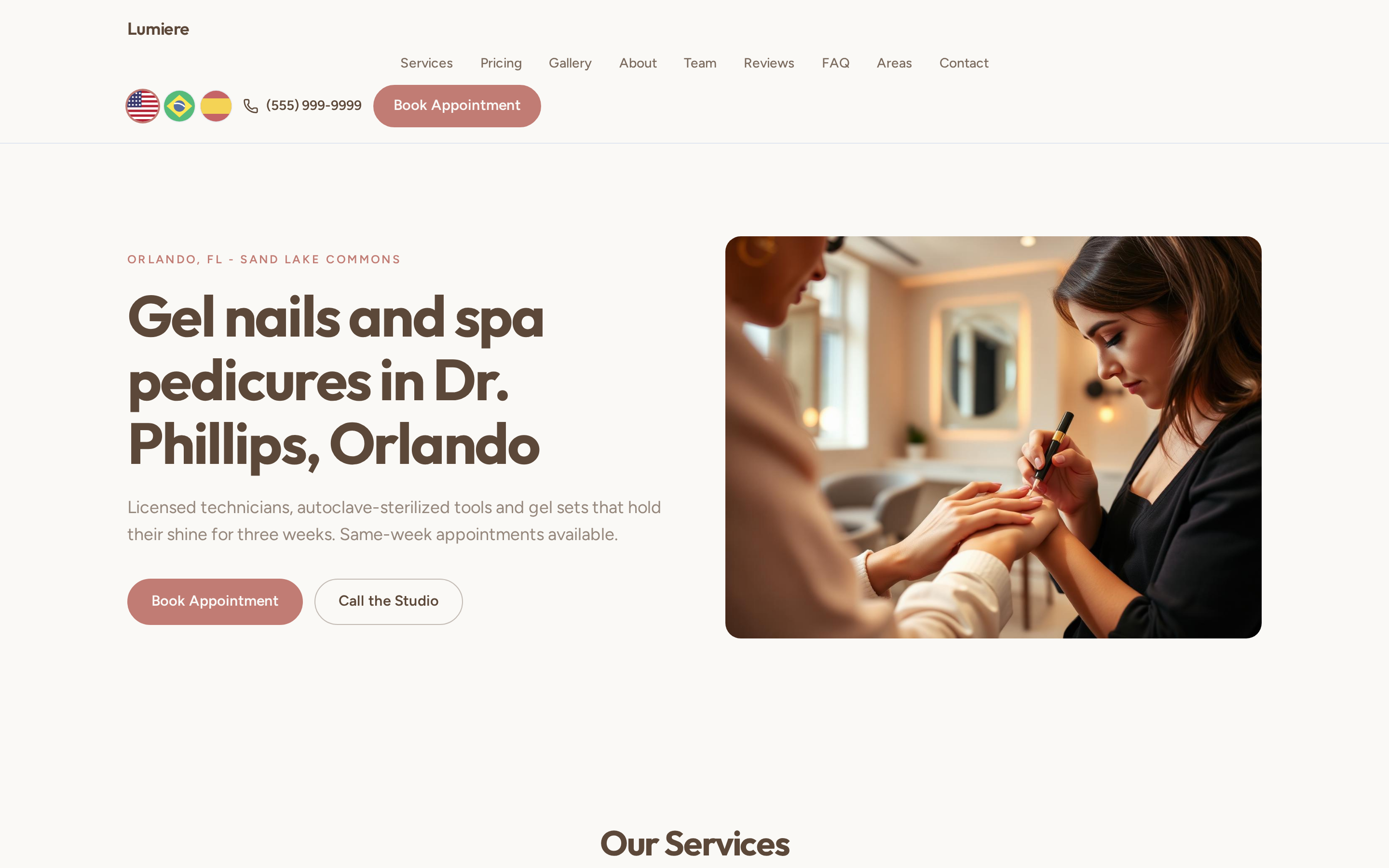 ACG SmartWorks nail salon website demo