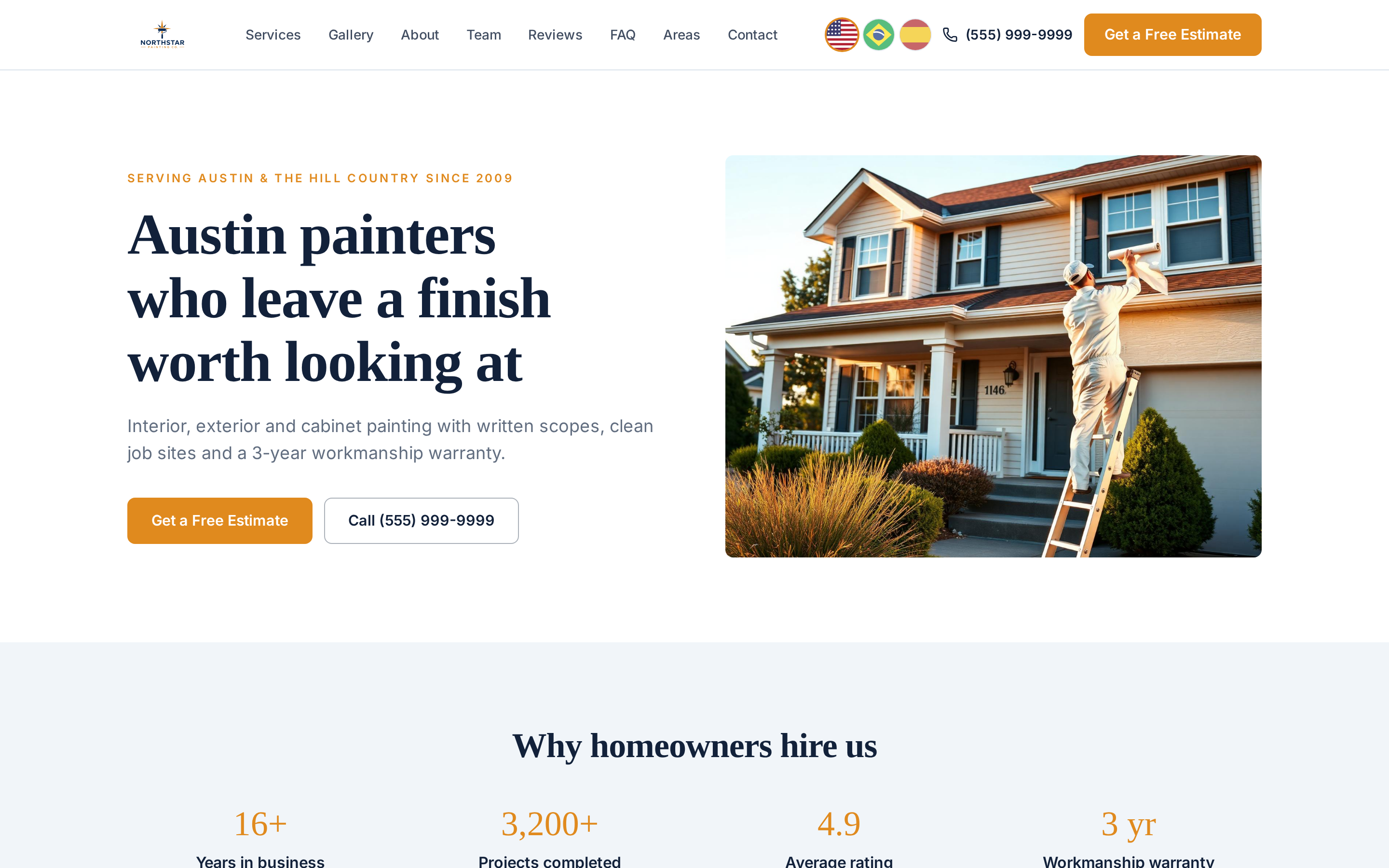 ACG SmartWorks painting contractor website demo